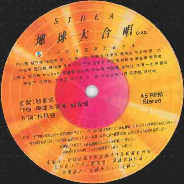 群星.1987-地球大合唱(LP版)【WAV+CUE】