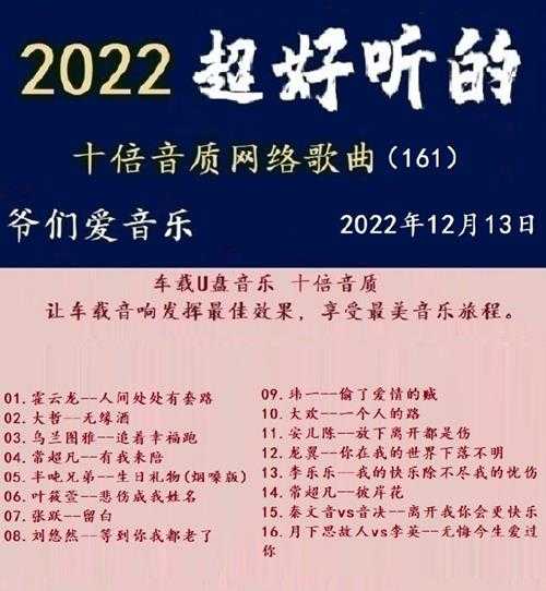 群星《2022超好听的十倍音质网络歌曲(161)》WAV分轨
