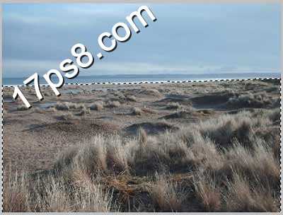 photoshop合成行人在暗黑风格草地行走的场景