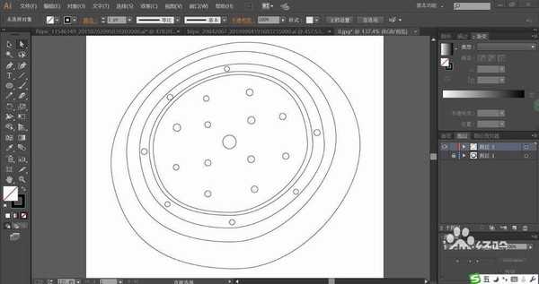 ai怎么手绘工矿灯素材矢量图? ai工矿灯插画的画法