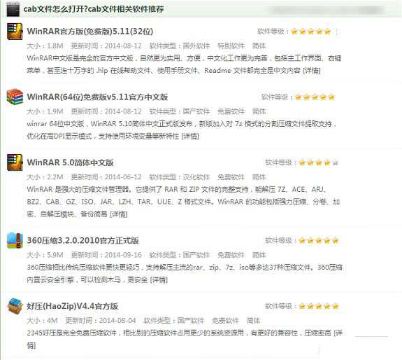 cab是什么文件格式？cab文件怎么打开？