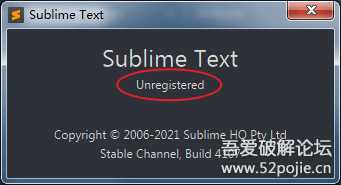 Sublime Text 4 破解笔记